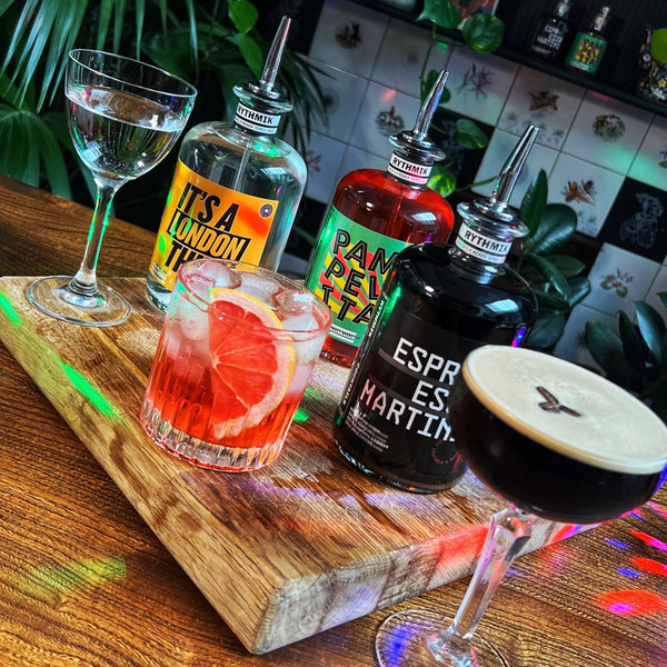Cocktail Party Pack! 3 x 500ml Bottles, 3 x Spirit Pourers